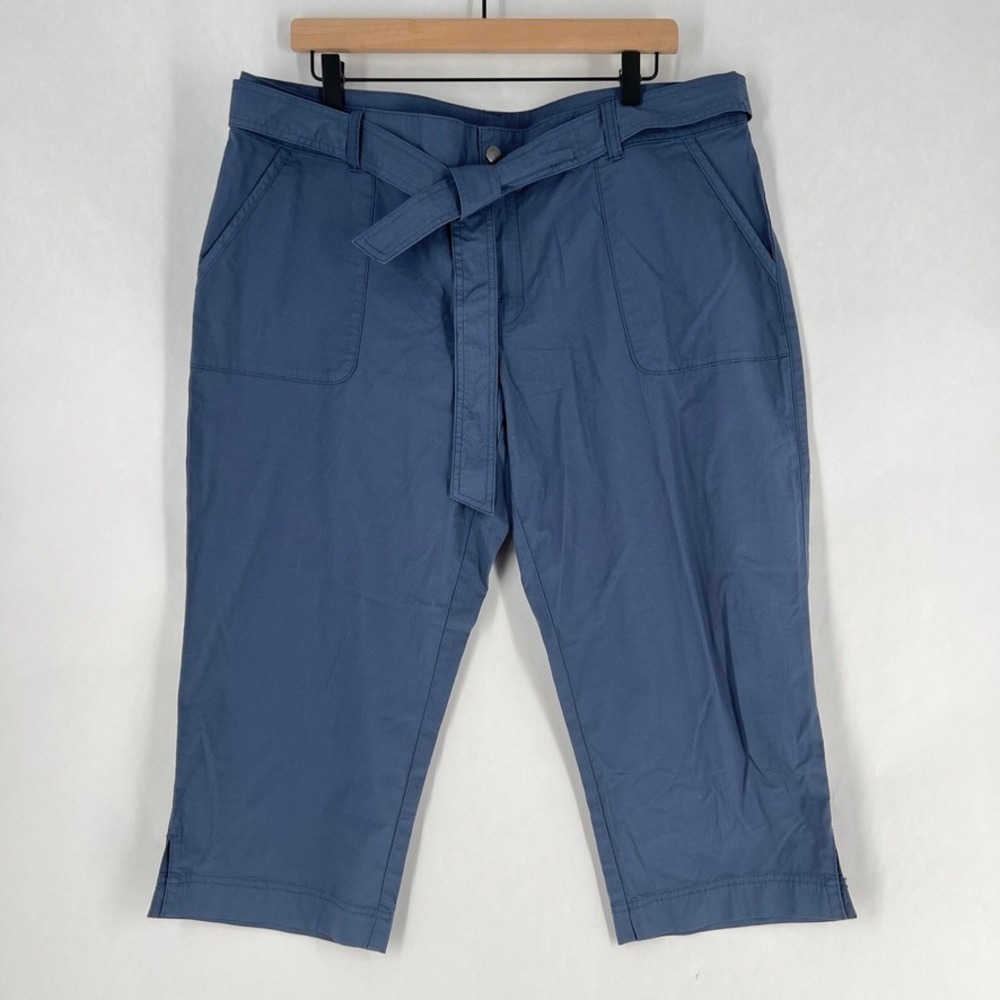 Lucy Blue Capris Pants